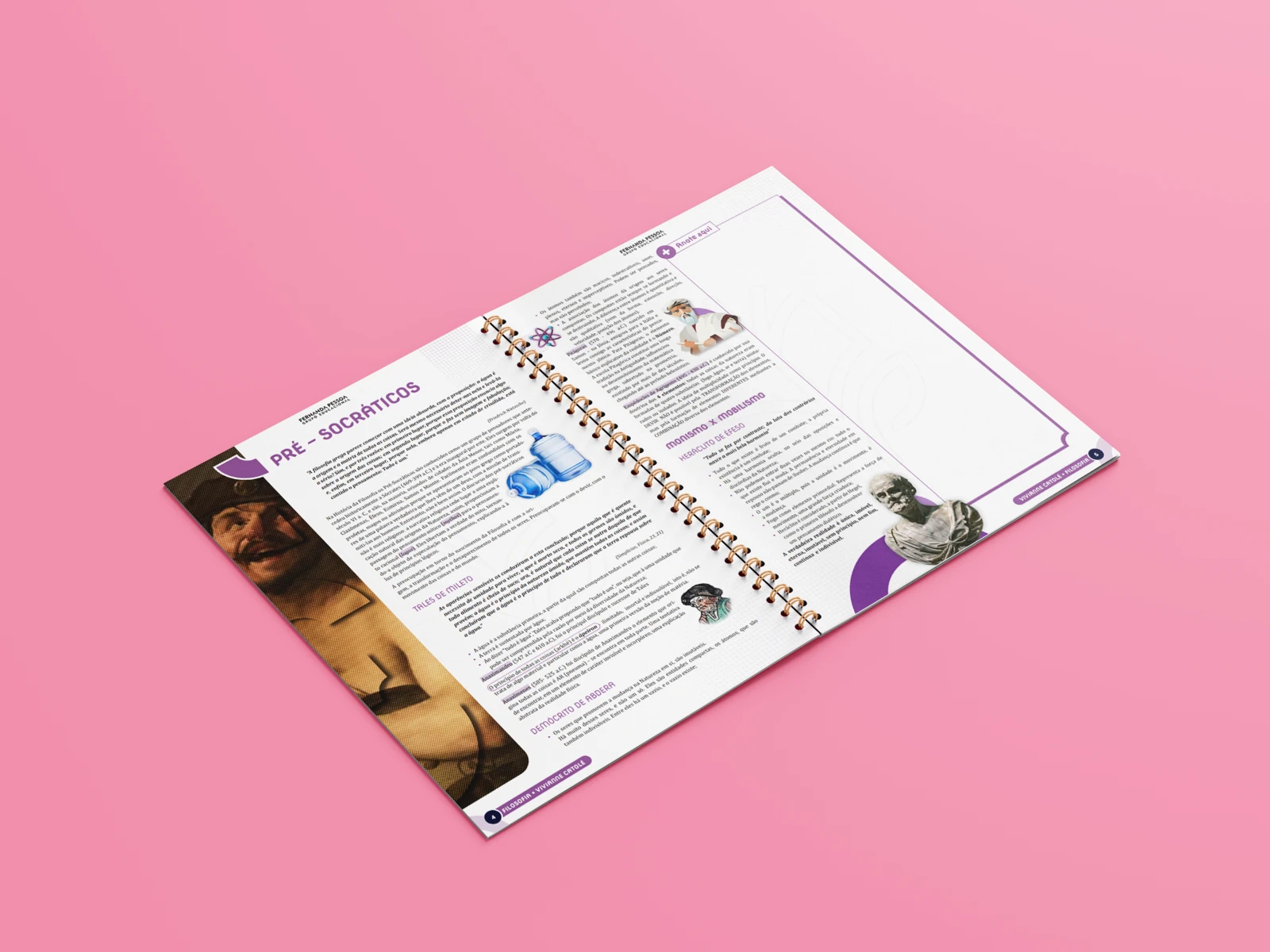 Design editorial — Livro aberto: diagramação interna